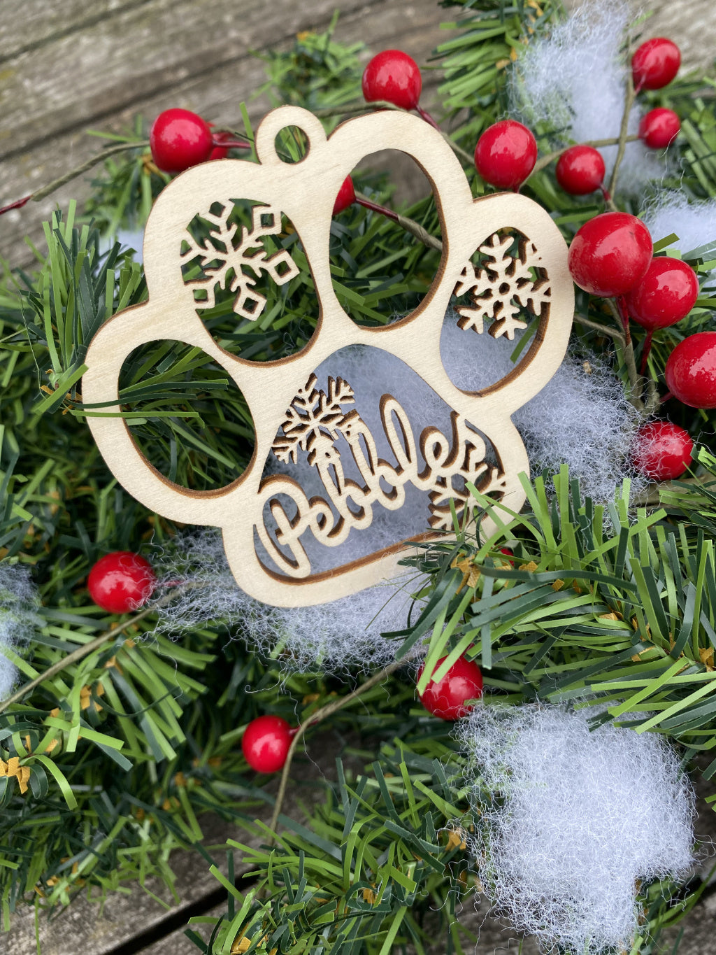 dieren kerstbal view 4