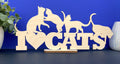 I love cats front view