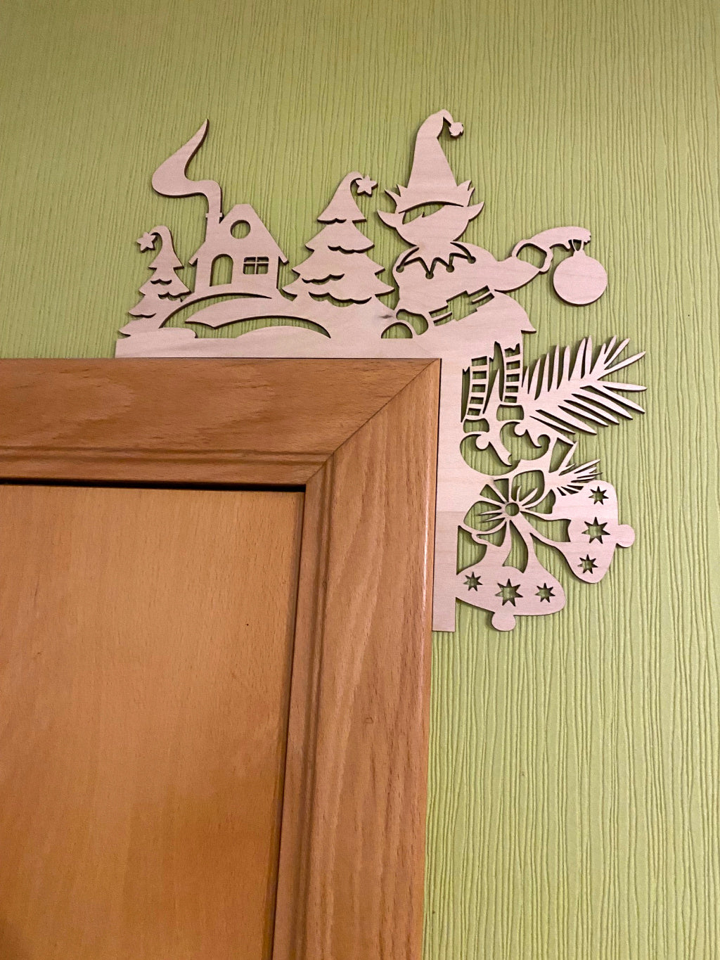 deurdecoratie kerst view 4
