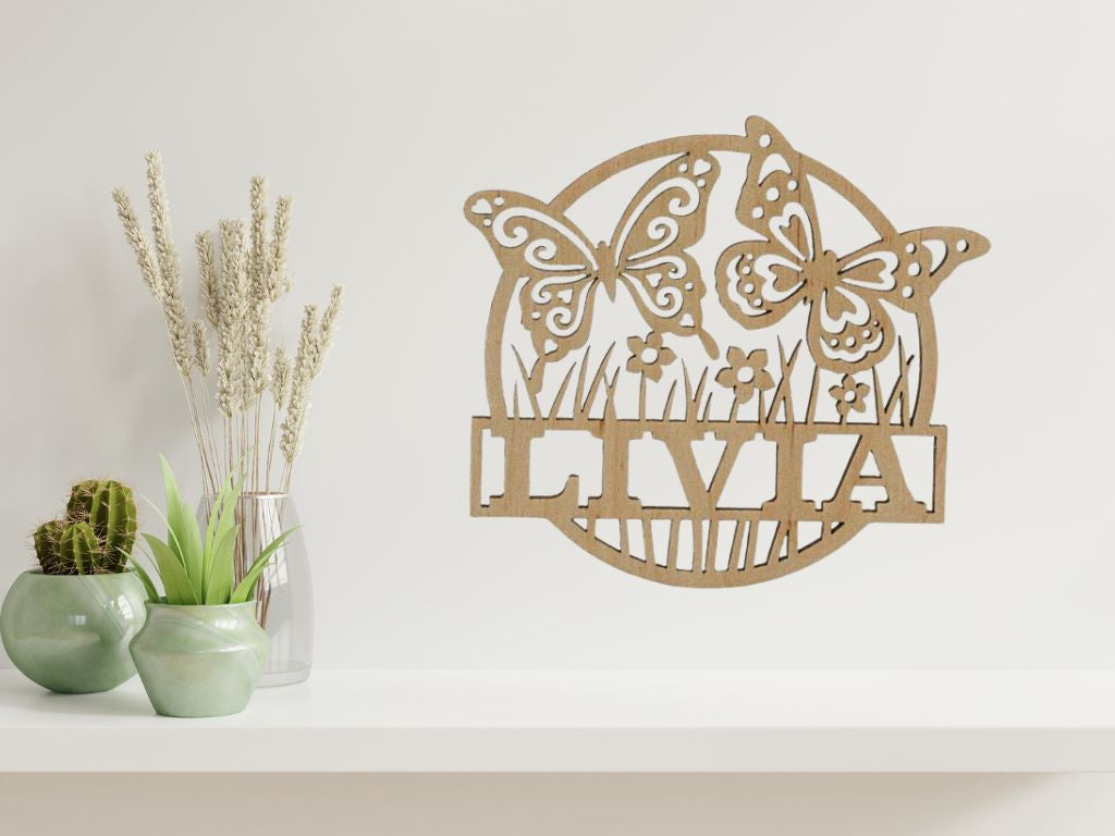 dieren thema decoratie met naam lifestyle