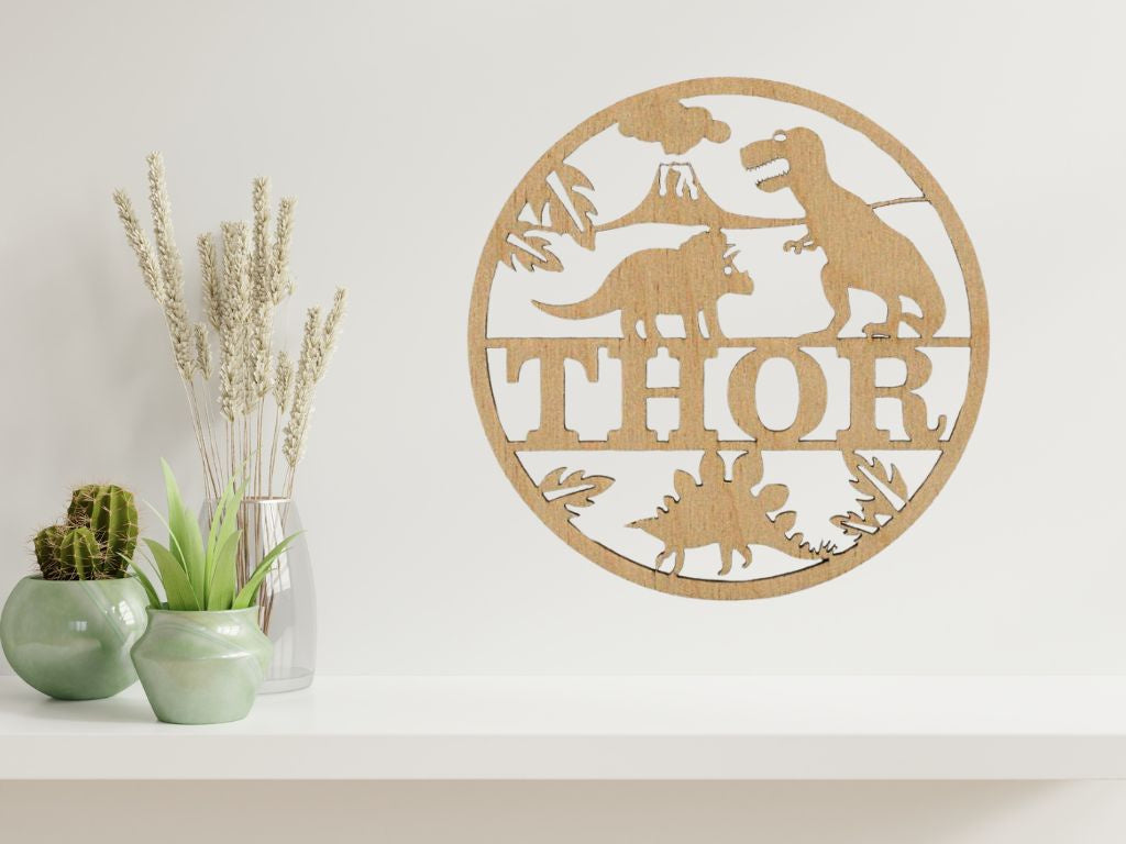 dieren thema decoratie met naam view 6