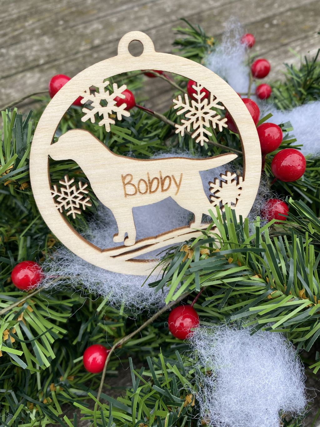 dieren kerstbal view 5