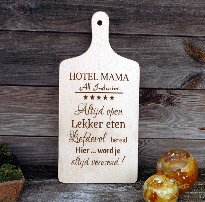 Snijplank mamamoederdag front view