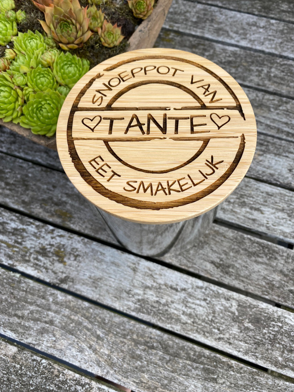 Snoeppot mama papa opa oma meter peter detail